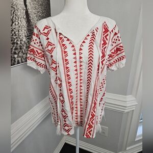 Savanna Jane embroidered top NWOT size small